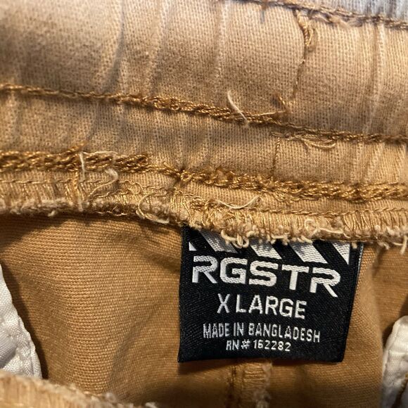 RGSTR Mens X Large Tan Joggers - Picture 5 of 8